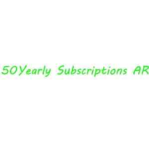 50 Yearly Arabic IPTV Subscriptions
