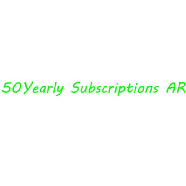 50 Yearly Arabic IPTV Subscriptions